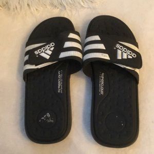 Black Adidas Slip Ons